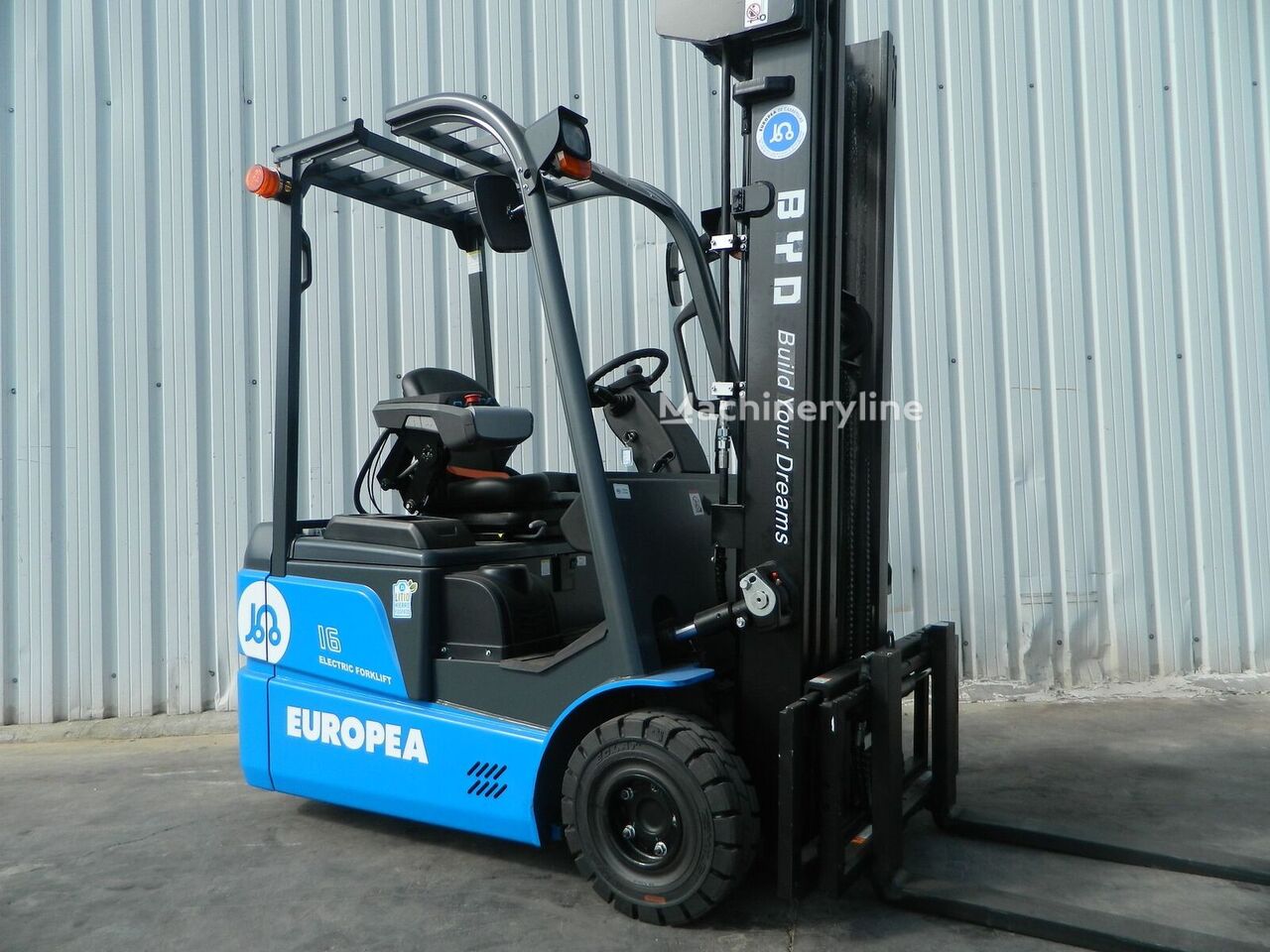 2018 BYD ECB16C Three-Wheel Forklift for sale — view 2