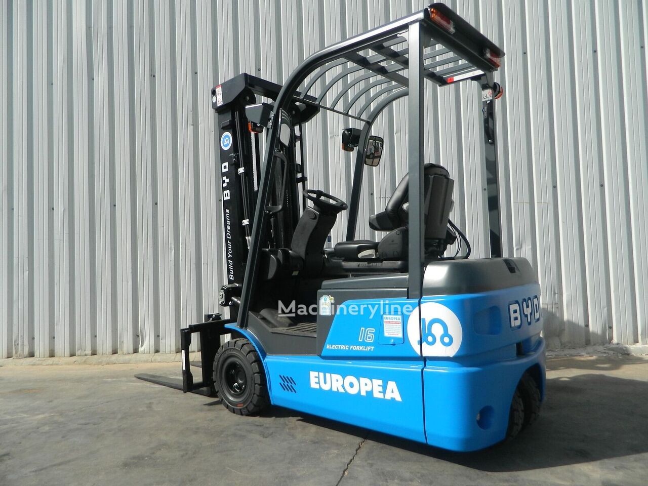 2018 BYD ECB16C Three-Wheel Forklift for sale — view 3