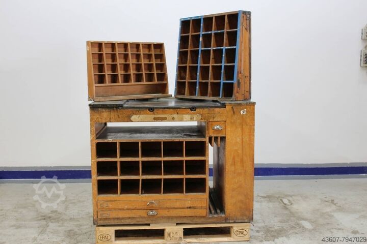 Bayer Letters Cabinet Letterpress for sale