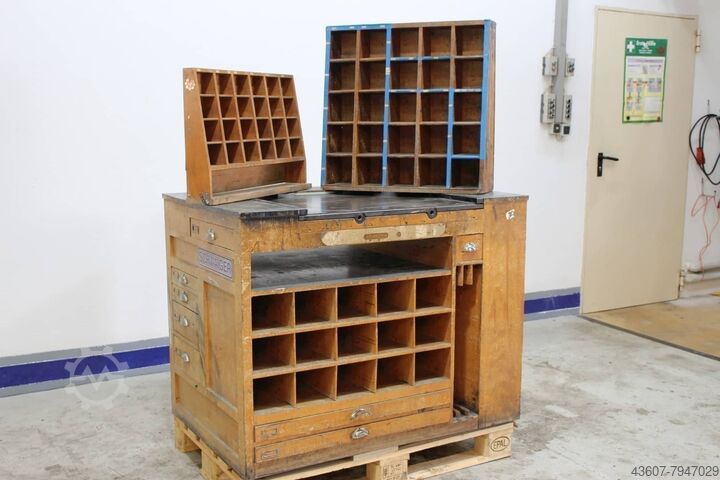 Bayer Letters Cabinet Letterpress for sale — view 2