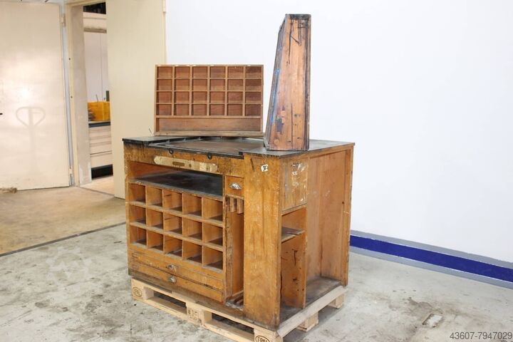 Bayer Letters Cabinet Letterpress for sale — view 3