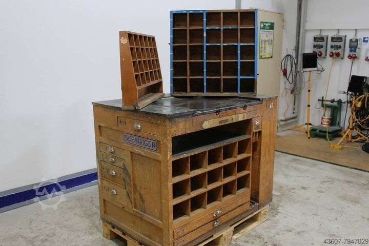 Bayer Letters Cabinet Letterpress for sale — view 4