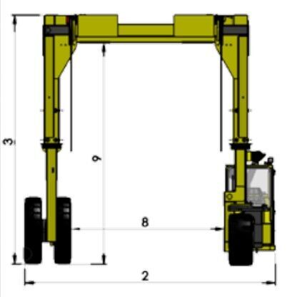 2012 Combilift SC3T Container Handler - Mast for sale — view 3