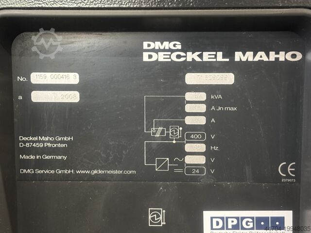 2008 Deckel Maho DMU 80 Machining Center for sale — view 3