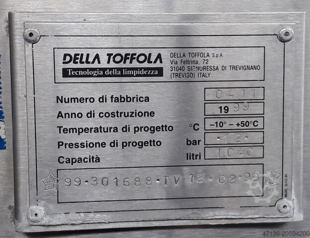 Della Toffola NF 20 Beverage for sale — view 2