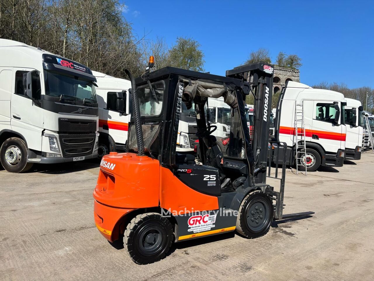 2012 Doosan D25S-5 Diesel Forklift for sale — view 3