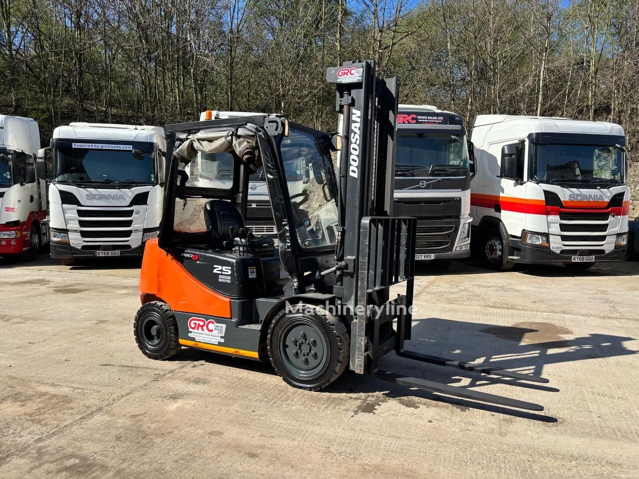 2012 Doosan D25S-5 Diesel Forklift for sale — view 5