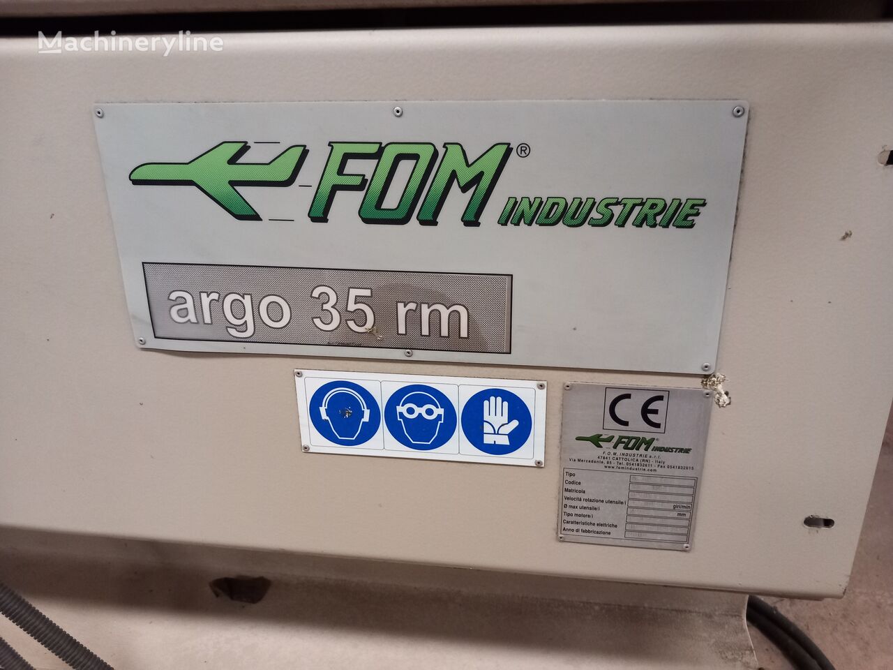2002 FOM Industrie Argo 35 Machining Center for sale — view 5