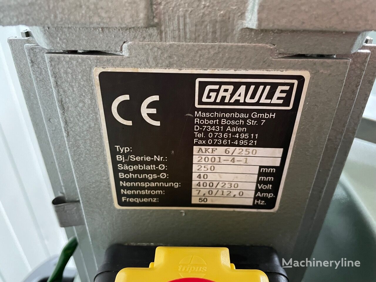 2001 Graule AKF 6 250 Milling Machine for sale — view 4