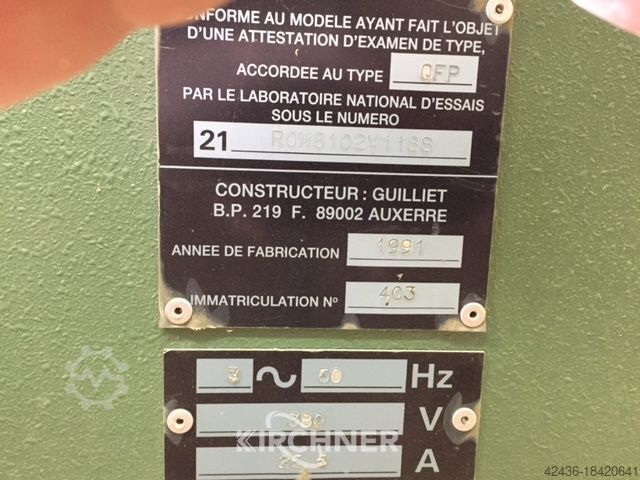 1991 Guilliet TYP QFP Wood Milling for sale — view 4