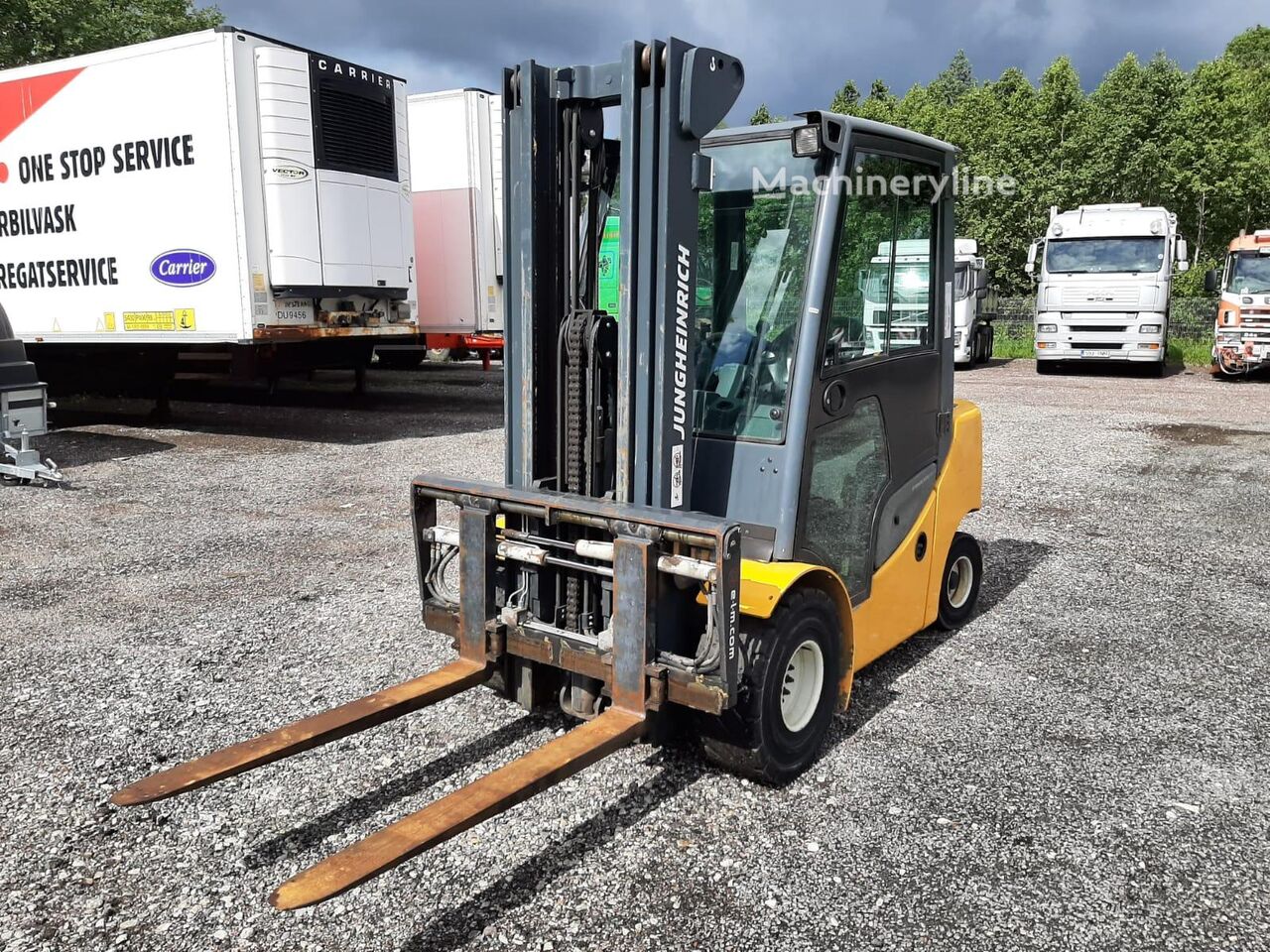 2014 Jungheinrich DFG 430S 43KW Diesel Forklift for sale