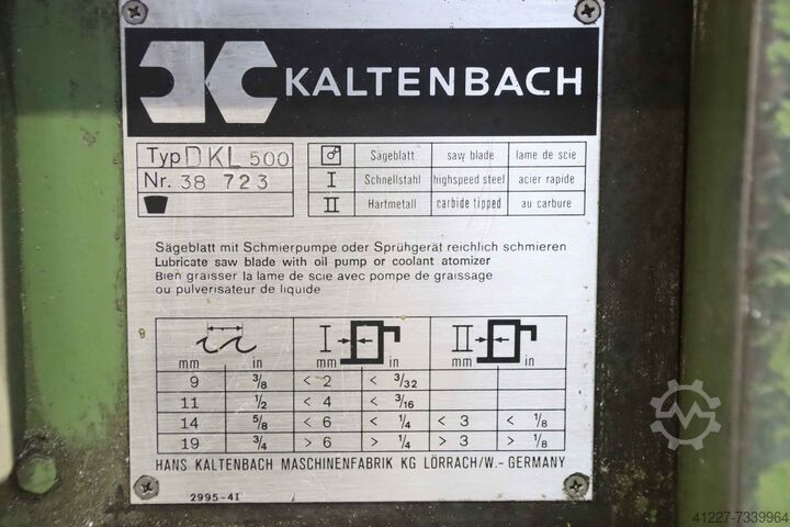 Kaltenbach DKL 500 Wood Saw for sale — view 4