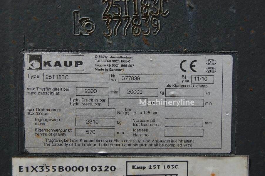 2010 Kaup 25T183C - Hook Container Handler - Mast for sale — view 4