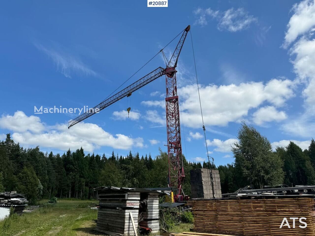 Krøll K35E TÅRNKRAN Tower Crane for sale