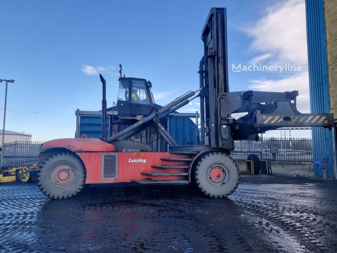 2003 Linde C400 35 Container Handler - Mast for sale — view 3