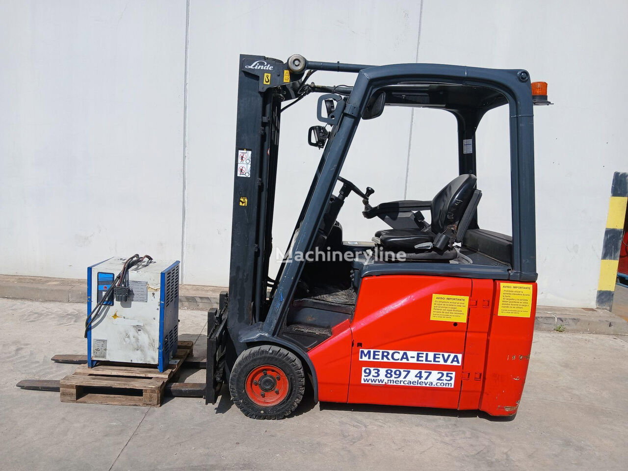 2008 Linde E16H-01 Carret Three-Wheel Forklift for sale