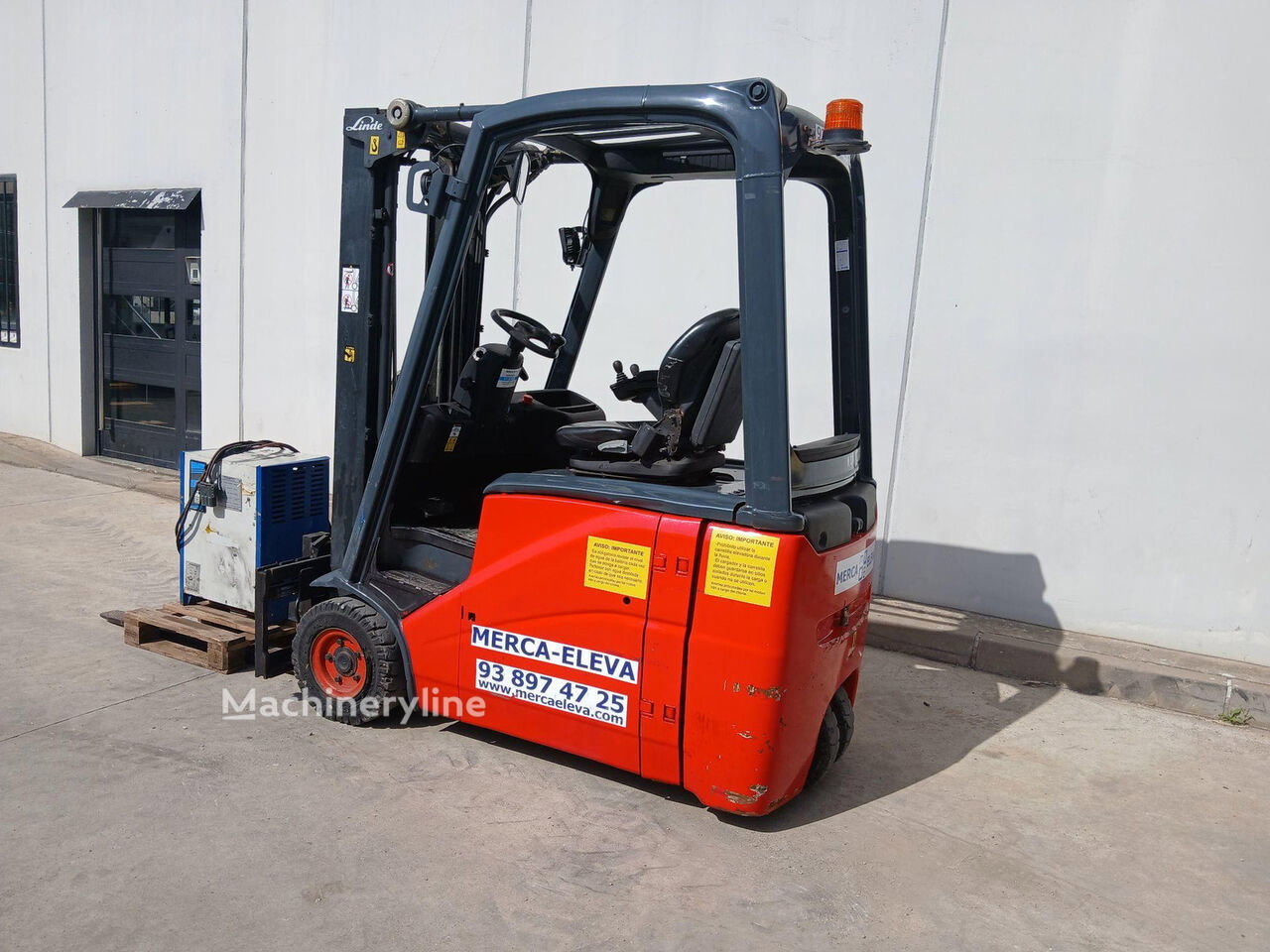 2008 Linde E16H-01 Carret Three-Wheel Forklift for sale — view 2