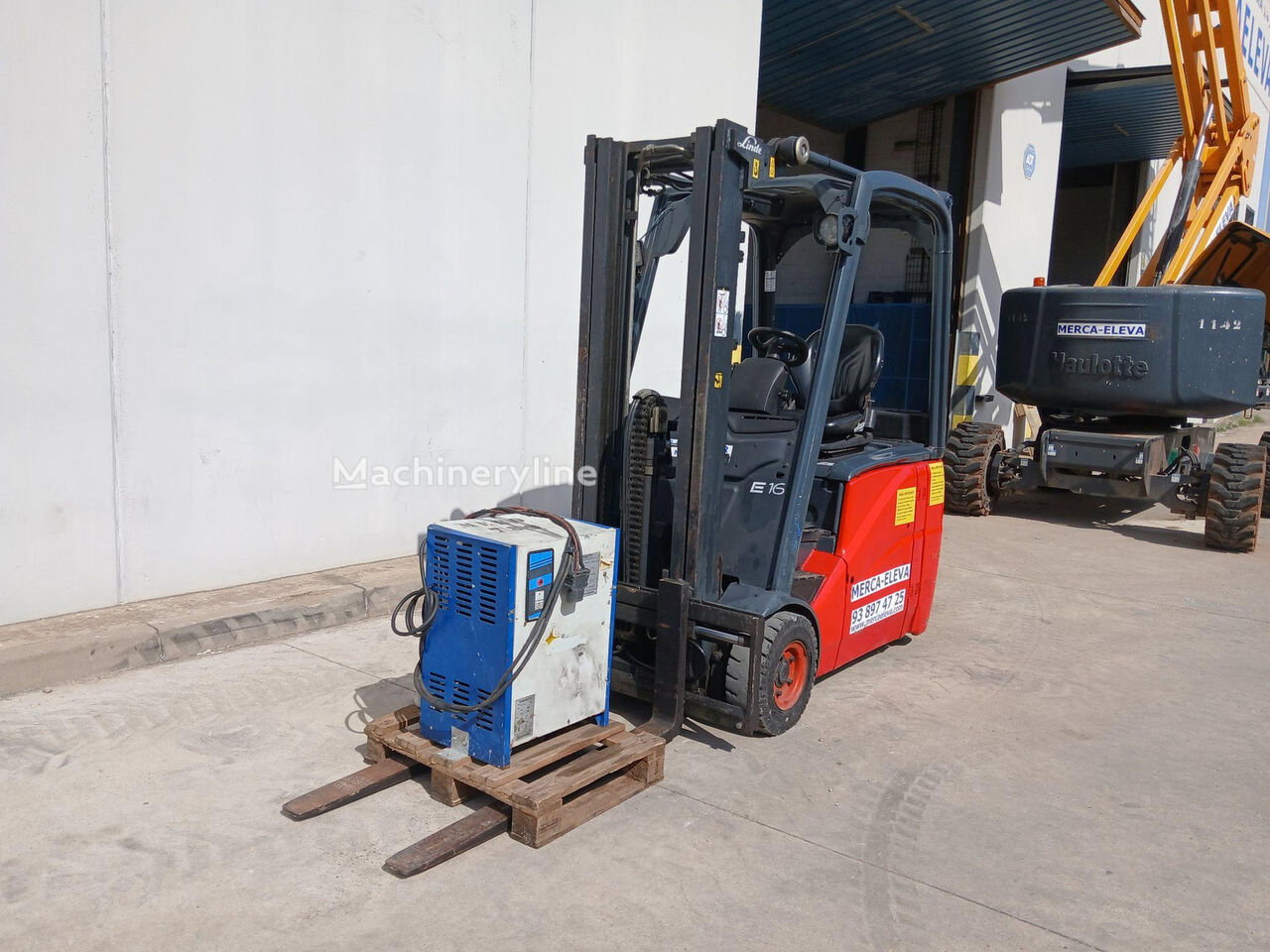 2008 Linde E16H-01 Carret Three-Wheel Forklift for sale — view 4