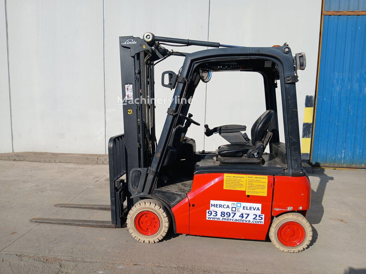 2009 Linde E16P-01 Carret Electric Forklift for sale