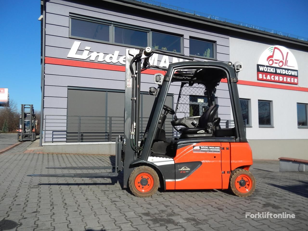 2015 Linde E16P-02 Electric Forklift for sale
