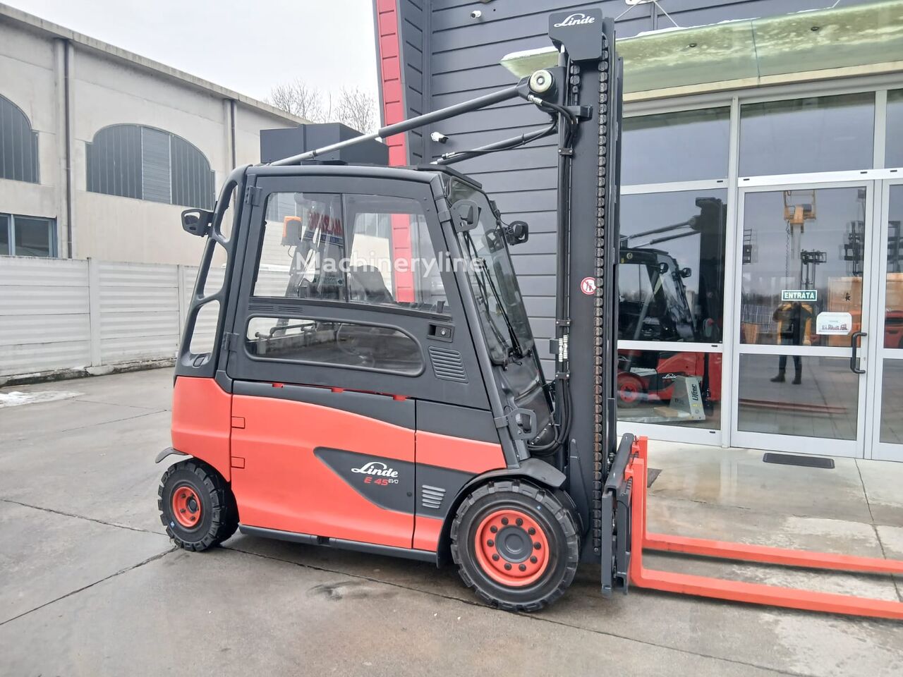 2020 Linde E45HL-01 600 Electric Forklift for sale — view 4