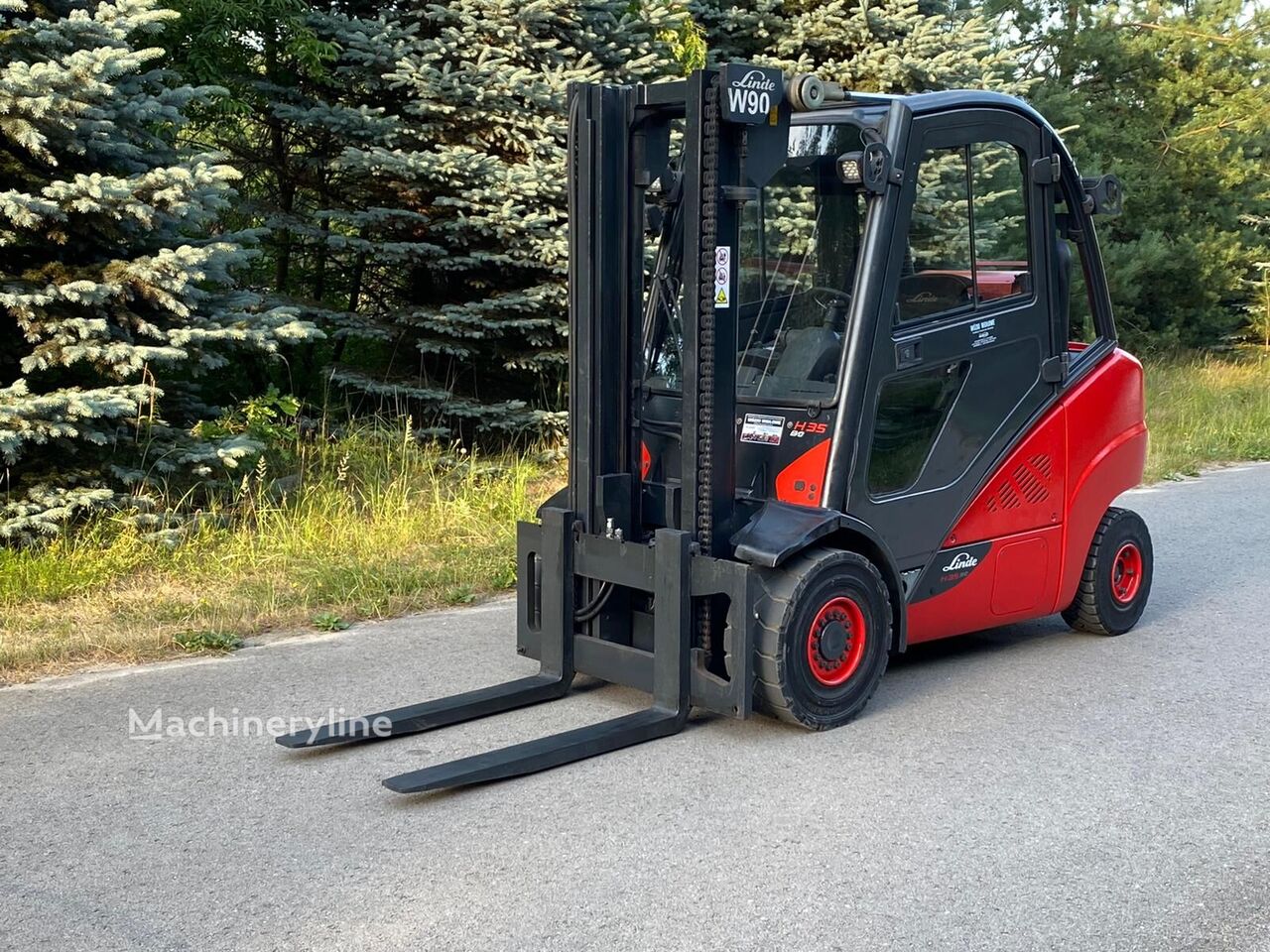 2015 Linde H35T Gas Forklift for sale