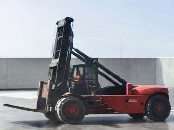 2007 Linde H420 Container Handler - Mast for sale — view 3