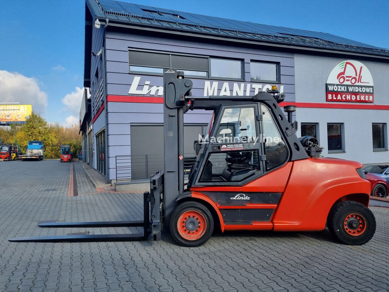 2011 Linde H80T-01 1100 Gas Forklift for sale