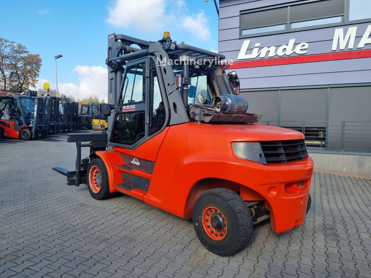 2011 Linde H80T-01 1100 Gas Forklift for sale — view 3