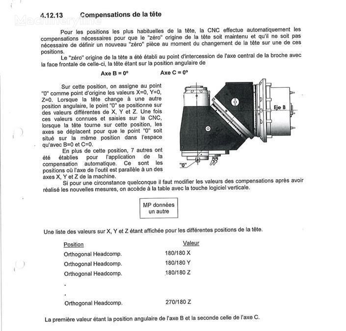 2013 MTE FBF-S 6000 Milling Machine for sale — view 4