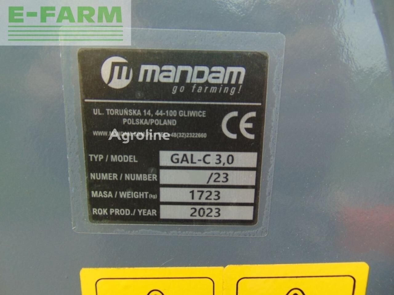 2023 Mandam GAL-C 3.0 Tillage - Disc Harrow for sale — view 5