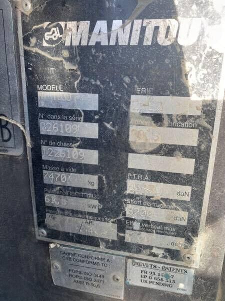 2006 Manitou MT 1030 S Telehandler for sale — view 5