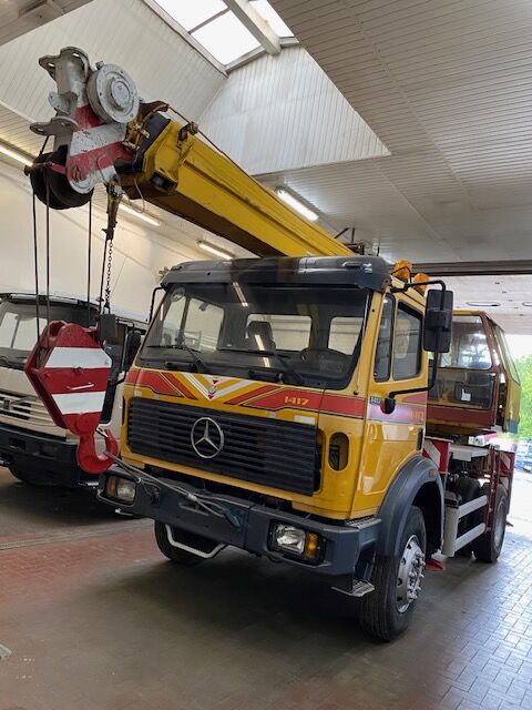 1996 Mercedes Benz 18-17 4X4 Truck Crane - Telescopic Boom for sale