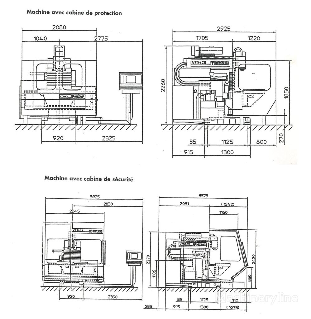 Mikron WF 74 CH X Milling Machine for sale — view 5
