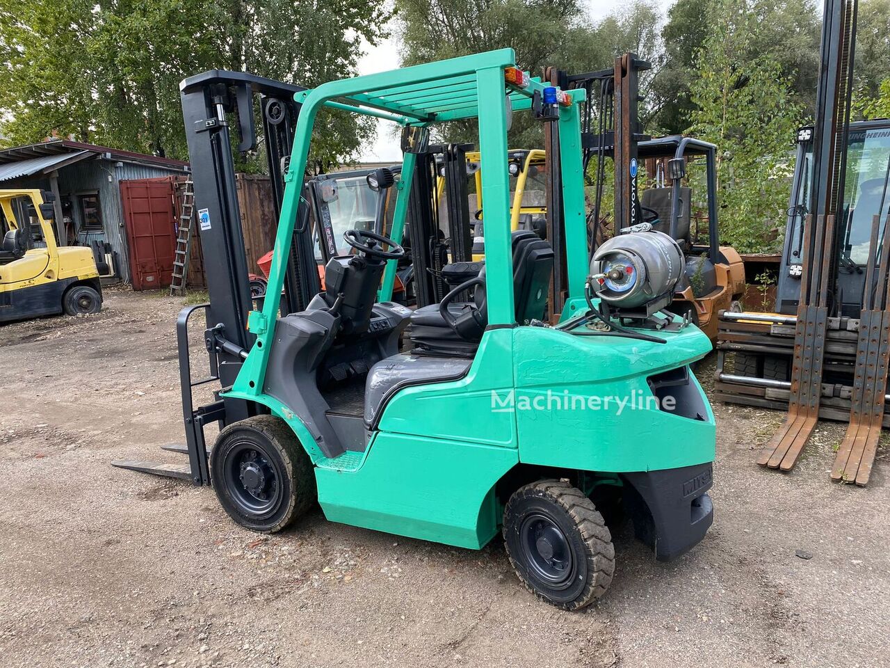 2015 Mitsubishi FG25NT Gas Forklift for sale — view 3