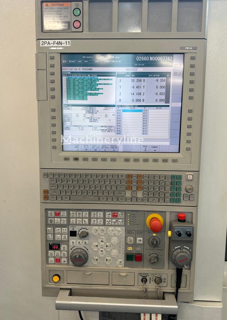 2011 Mori Seiki NH 4000 DCG Machining Center for sale — view 2
