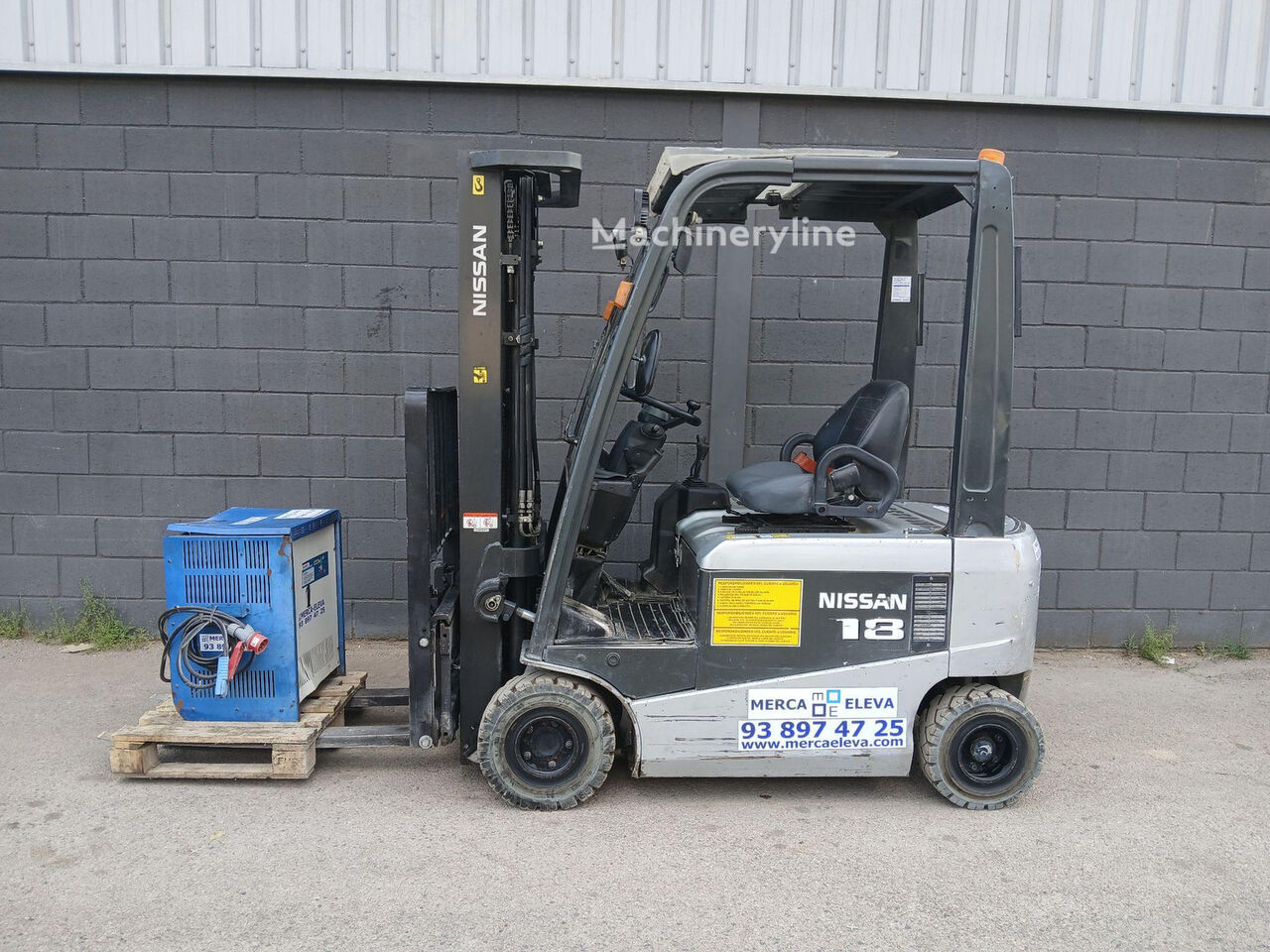 2013 Nissan JAG1N1L18Q CAR Electric Forklift for sale