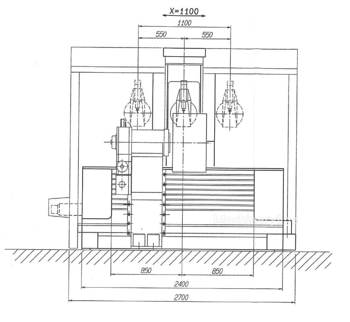 OMV HSC 1100 Milling Machine for sale — view 4