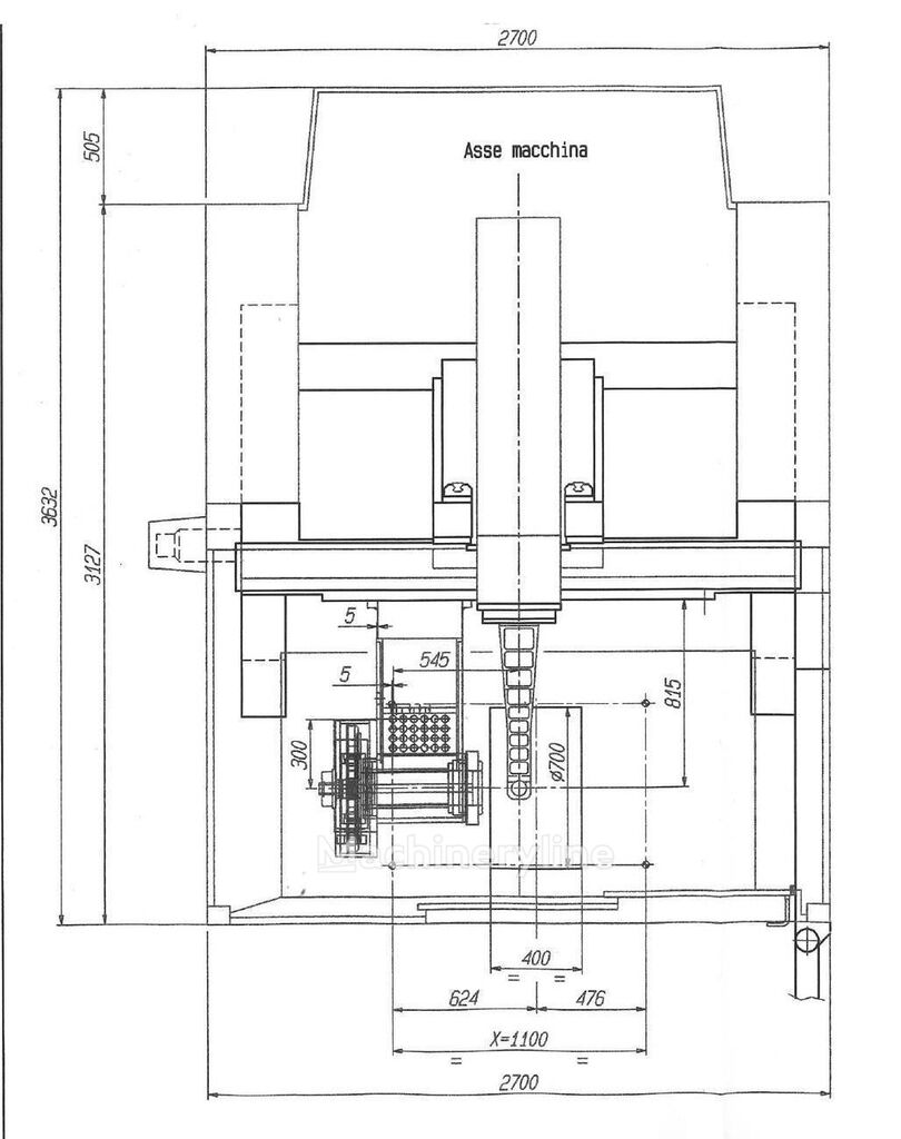 OMV HSC 1100 Milling Machine for sale — view 5