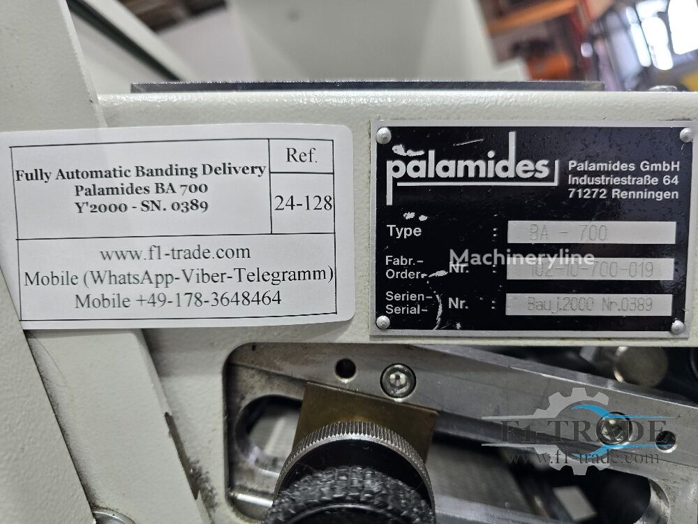 2000 Palamides BA700 Folding Machine for sale