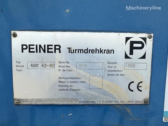 1999 Peiner ABK 42-80 All Terrain Crane for sale — view 4