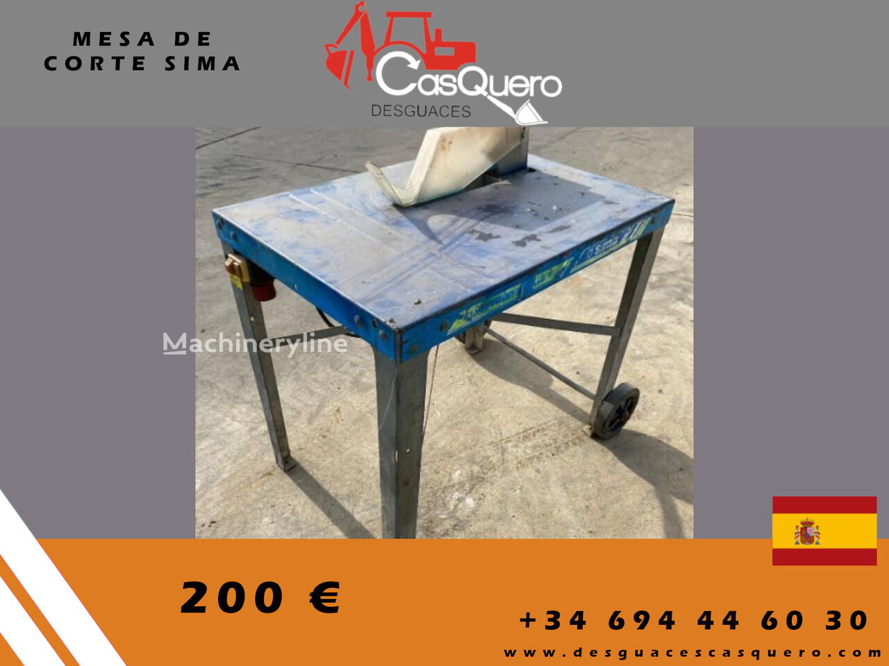 Sima Mesa DE Corte Wood Saw for sale