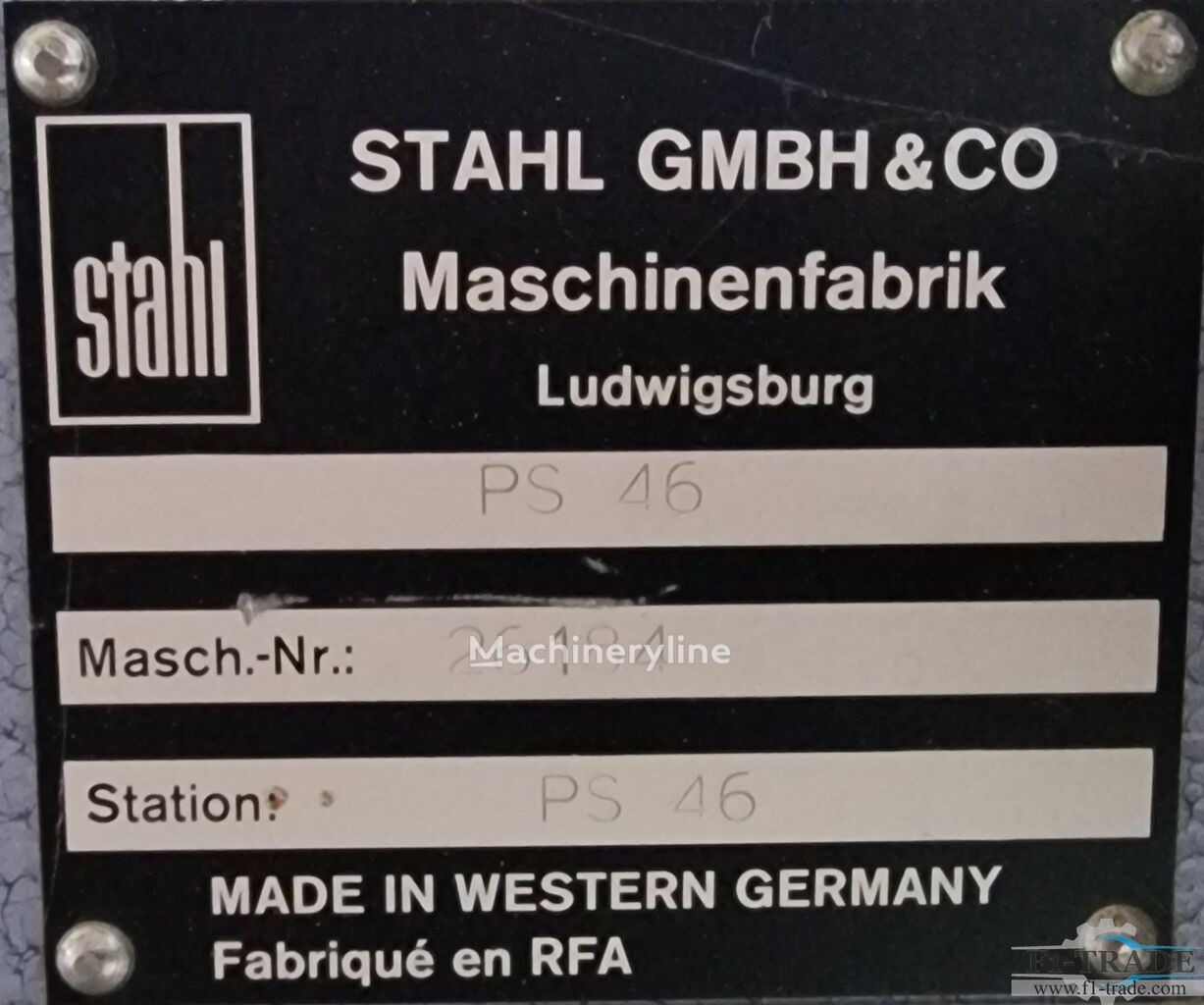 1988 Stahl PS 46 Die Cutter for sale