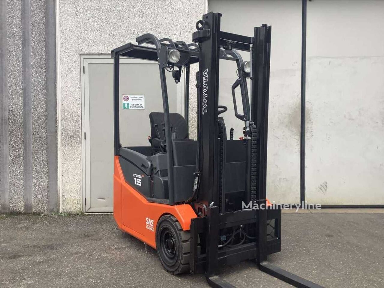 2013 Toyota 7FBEST15 3 Three-Wheel Forklift for sale — view 4