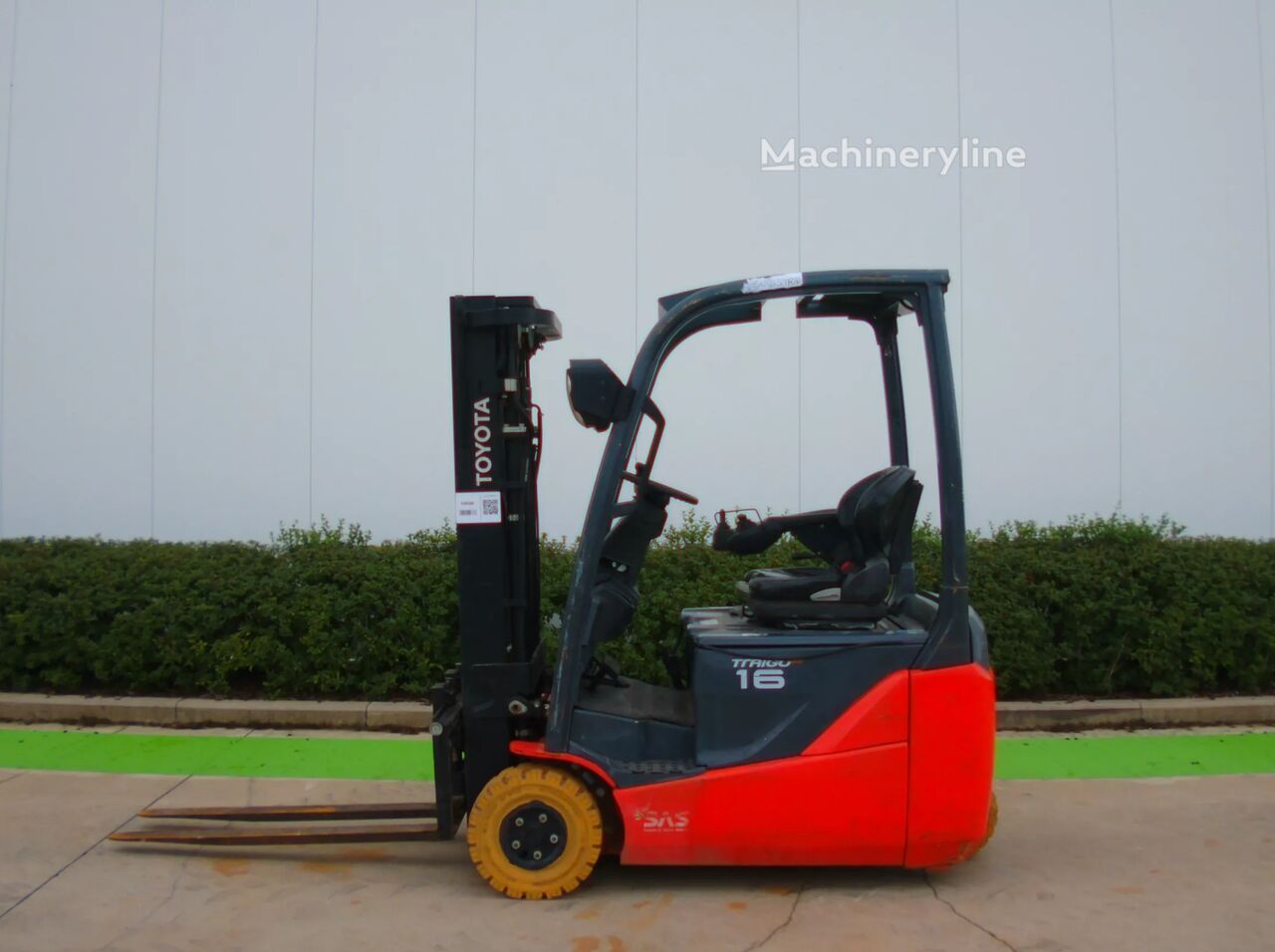 2020 Toyota 8FBEK16T Three-Wheel Forklift for sale
