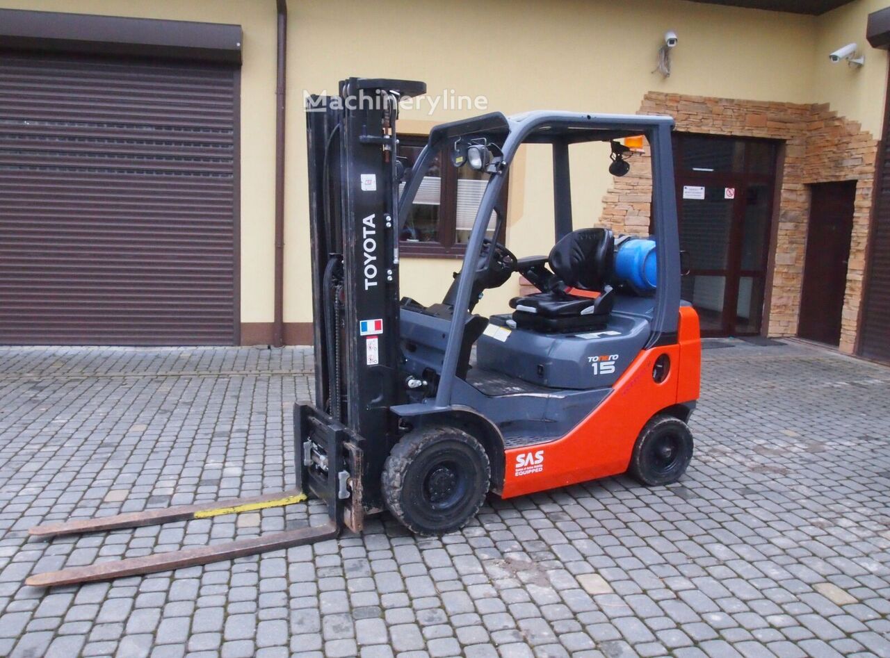 2018 Toyota 8FGF15 Gas Forklift for sale