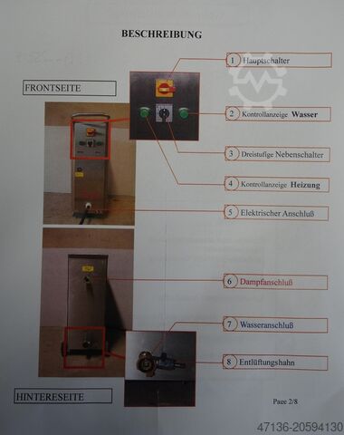 Turbodampferzeuger TD23 Beverage Machine for sale — view 2
