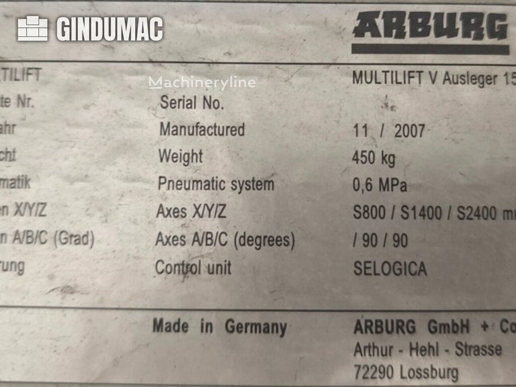 2007 Arburg Allrounder 920 Injection Molding for sale — view 3