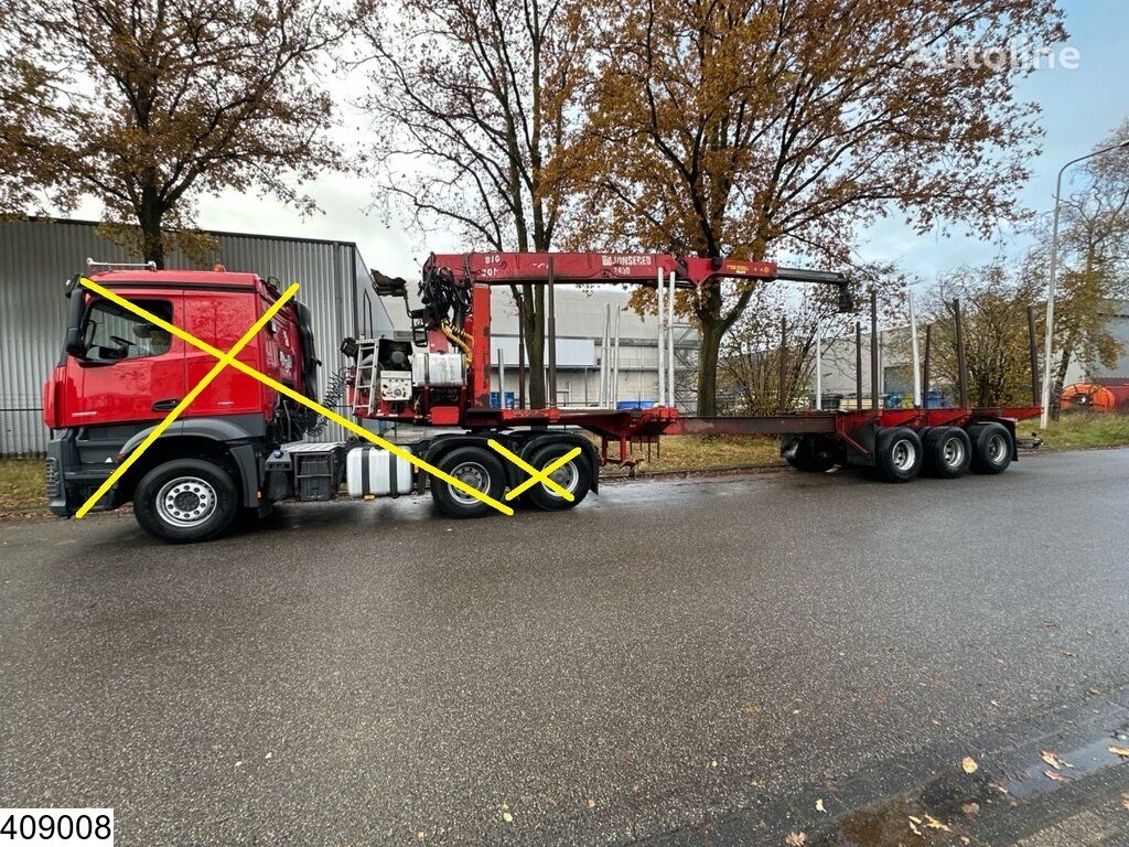 2007 Billaud Chassis Wood T Semi Trailer - Timber for sale — view 2