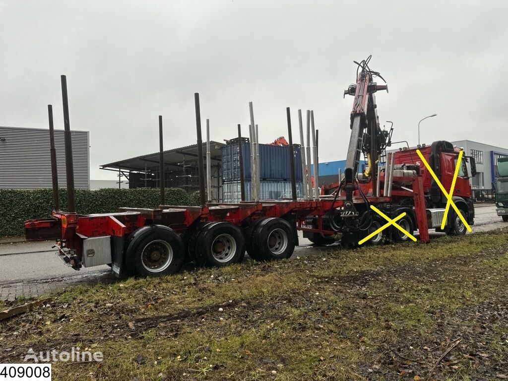 2007 Billaud Chassis Wood T Semi Trailer - Timber for sale — view 3